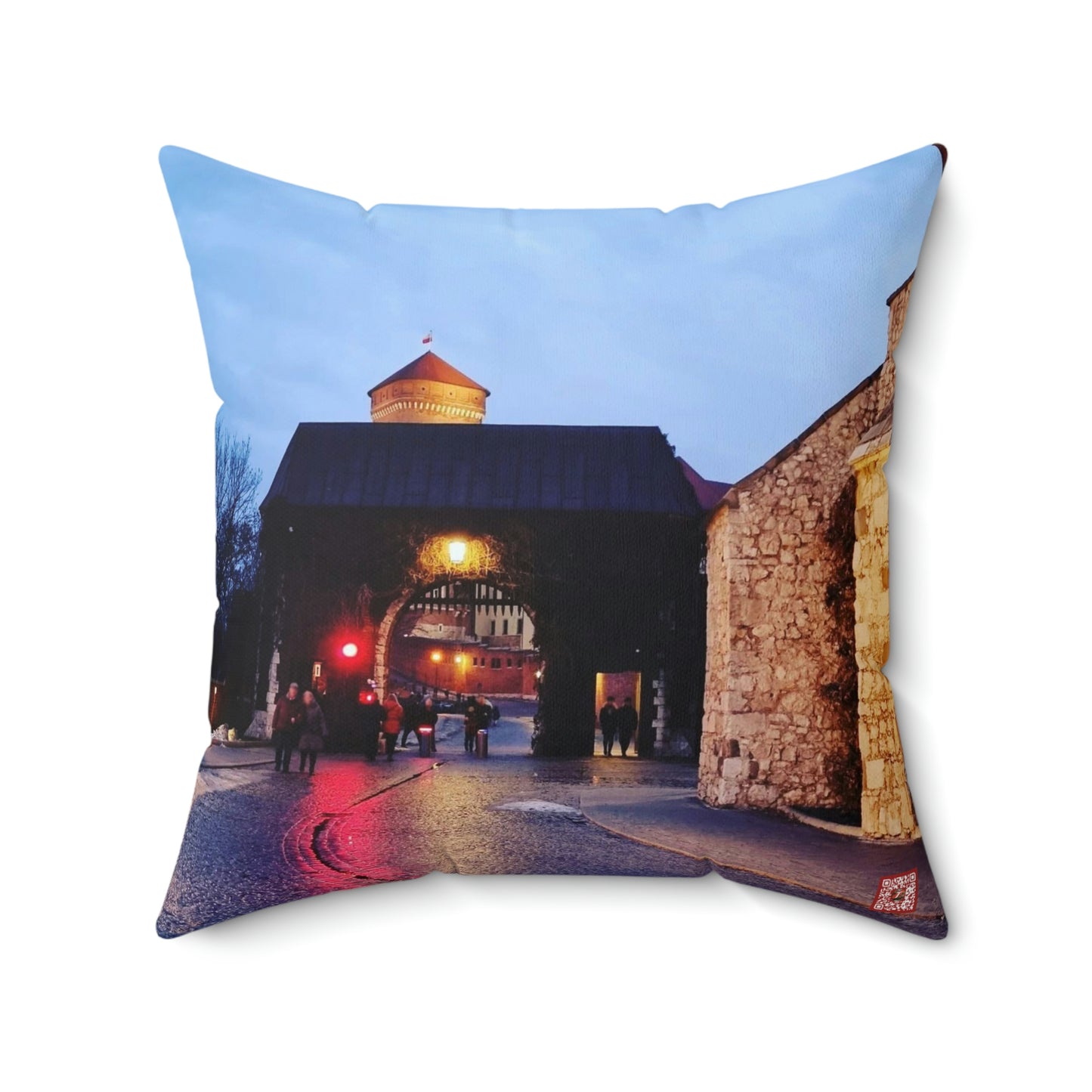 Wawel Gate | Poland | Spun Polyester Square Pillow