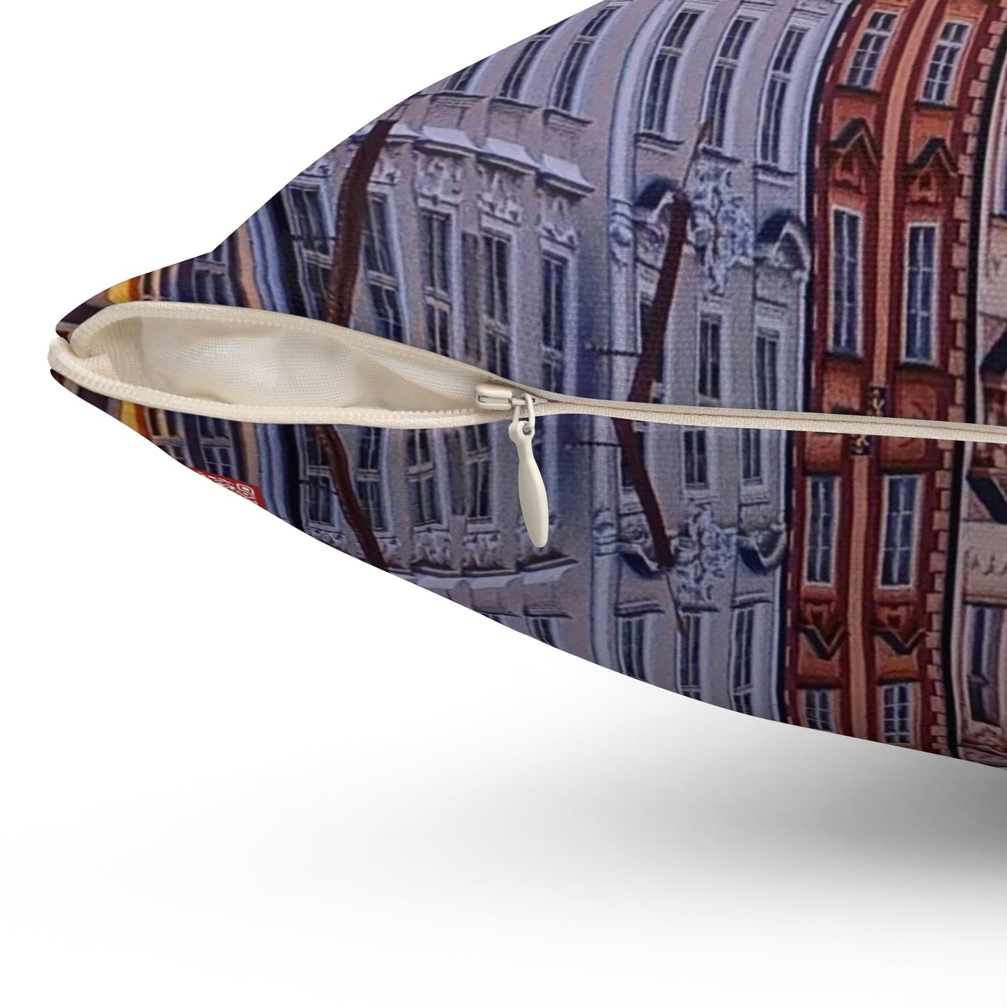 The City Center | Czech Republic | Spun Polyester Square Pillow