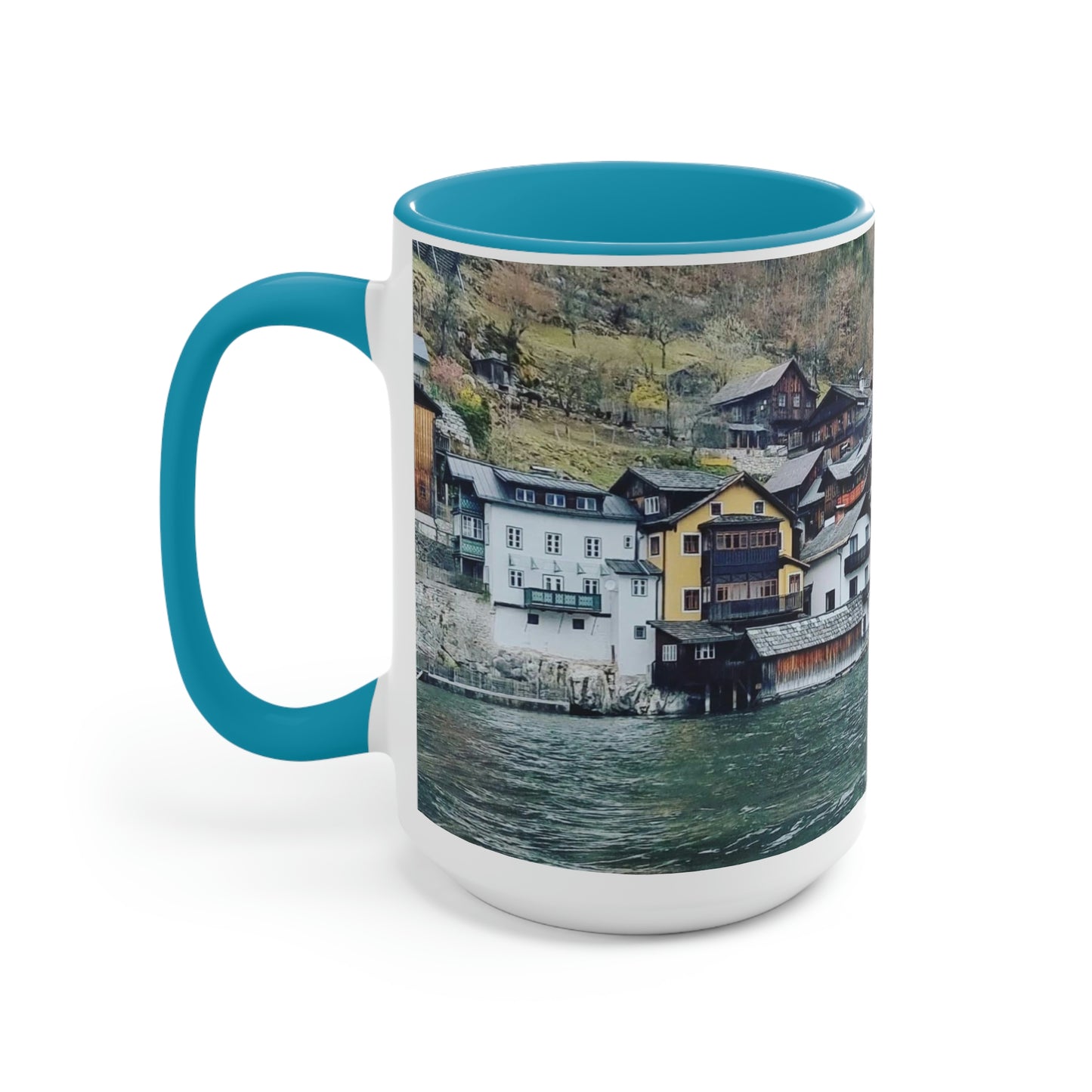 Hallstatt | Austria | Two-Tone Coffee Mugs, 15oz