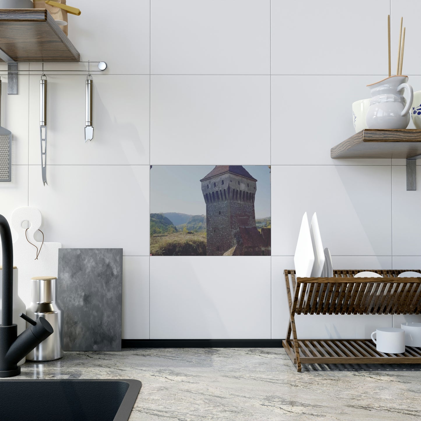 Hunedoara Castle Corvinilor | Romania | Ceramic Photo Tile
