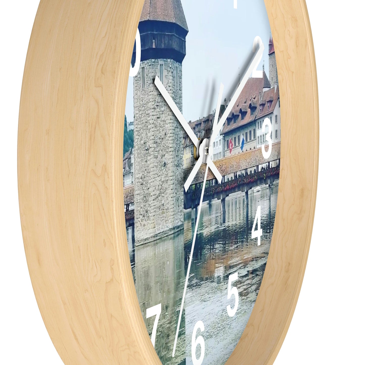 Chapel Bridge | Switzerland | Wall clock
