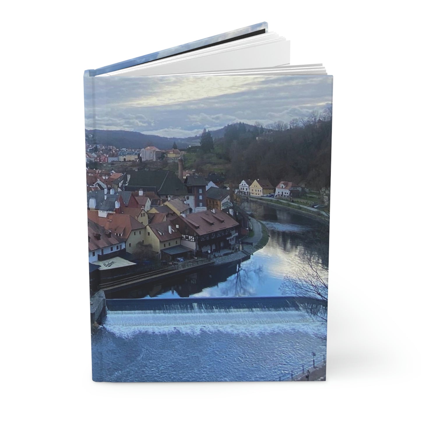 The River of Český Krumlov | Czech Republic | Hardcover Journal Matte