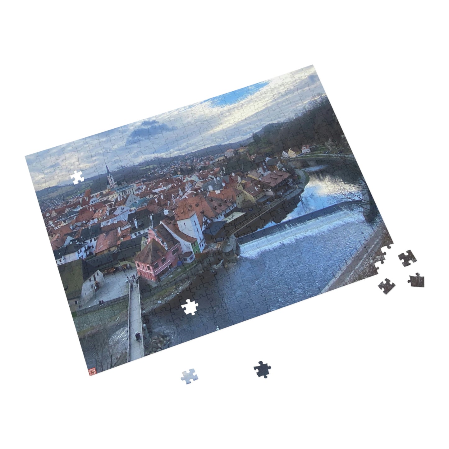 The River of Český Krumlov | Czech Republic | Puzzle (96, 252, 500, 1000-Piece)