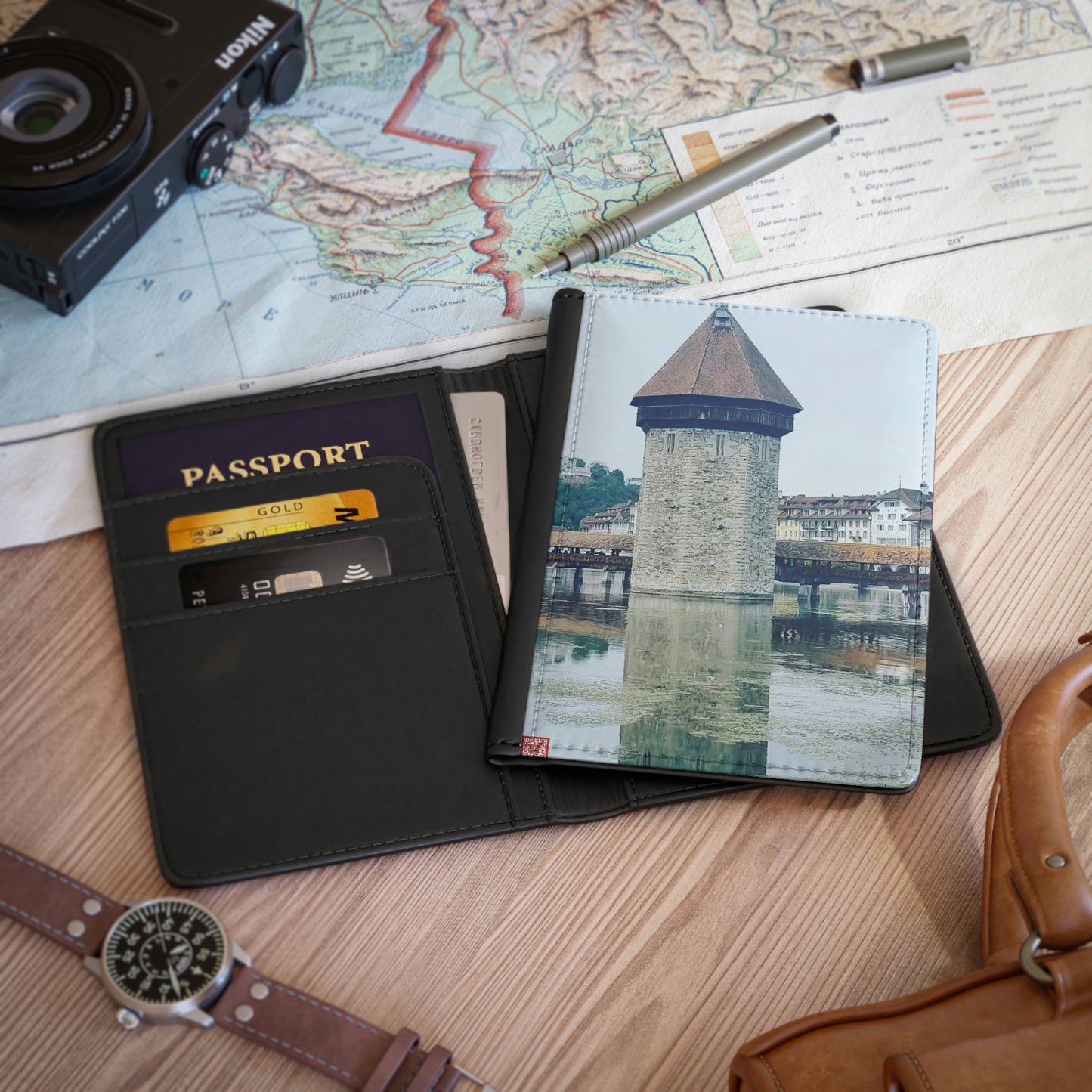 Chapel Bridge | Switzerland | Passport Cover