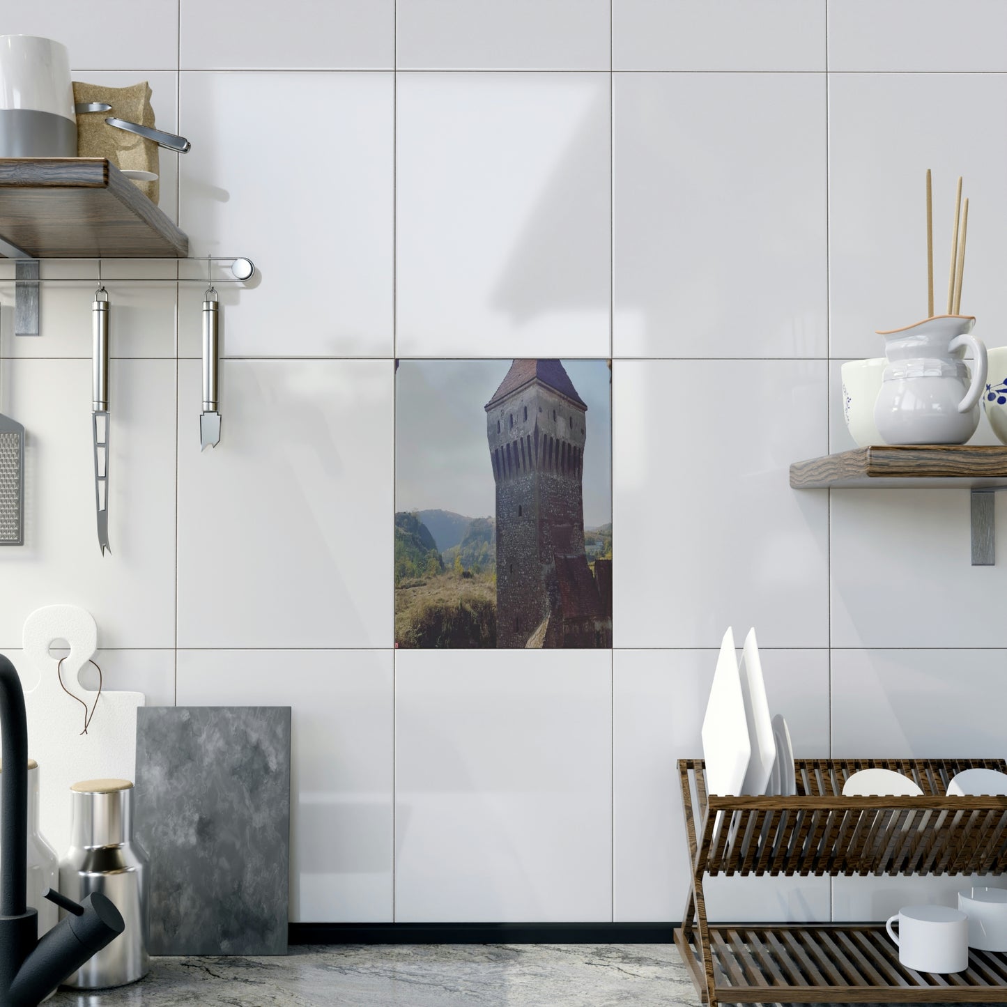 Hunedoara Castle Corvinilor | Romania | Ceramic Photo Tile