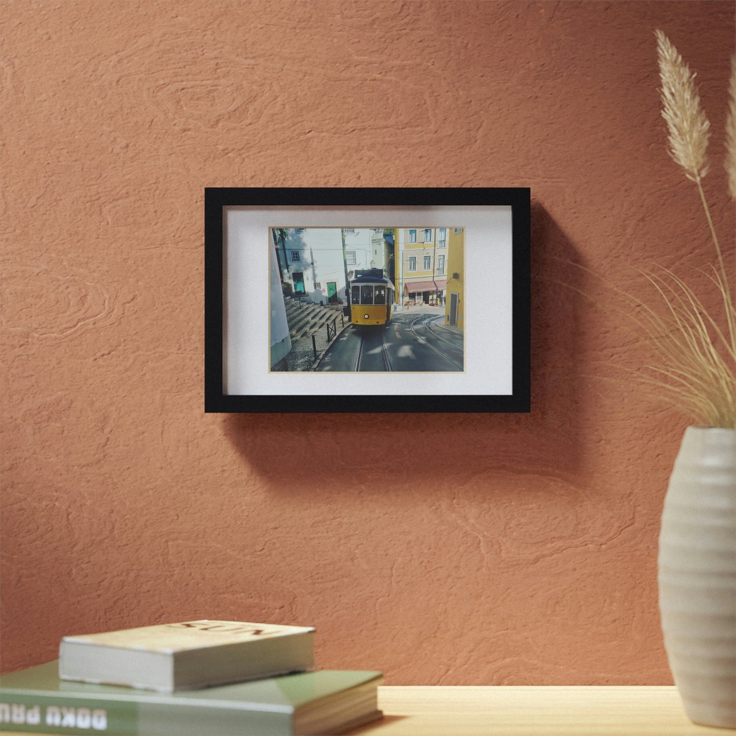 Remodelado Tram | Portugal | Framed Posters, Black