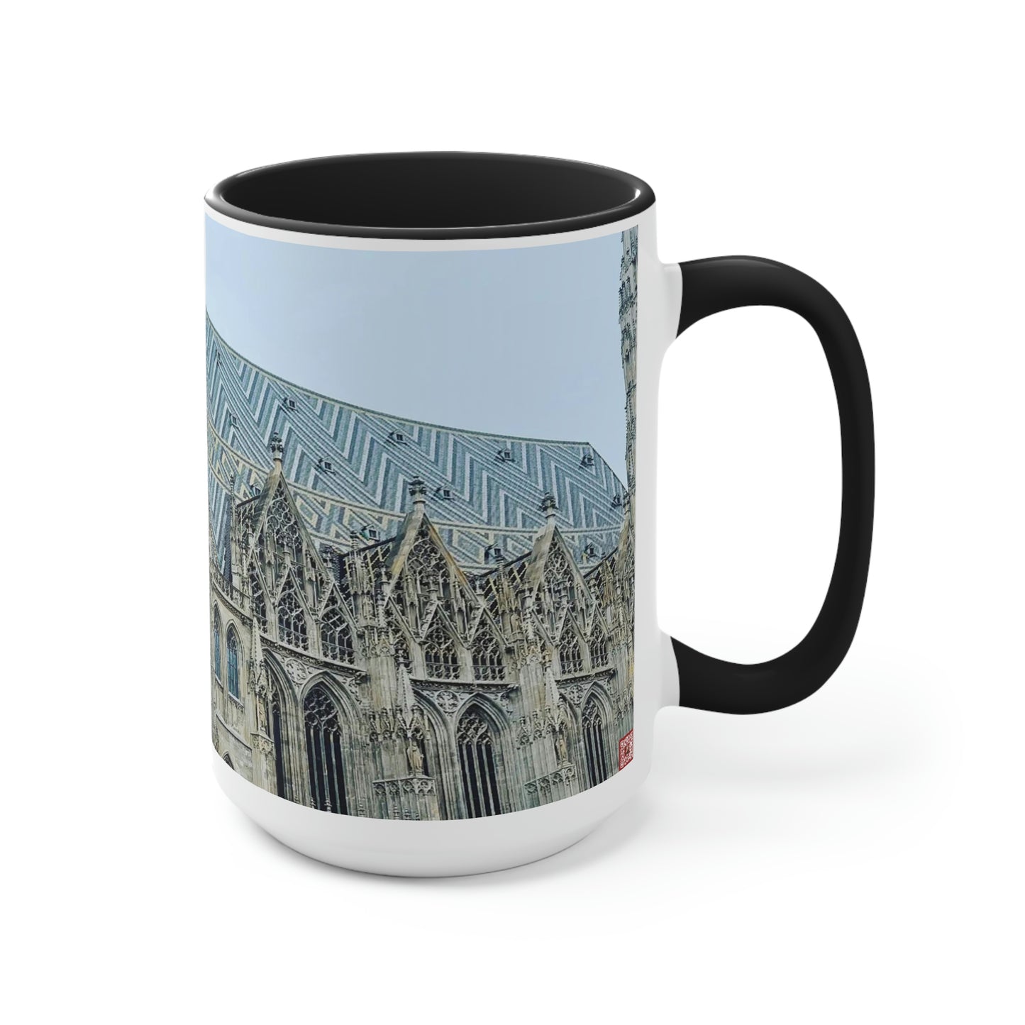 Catedral de San Esteban | Austria | Tazas de café de dos tonos, 15 oz