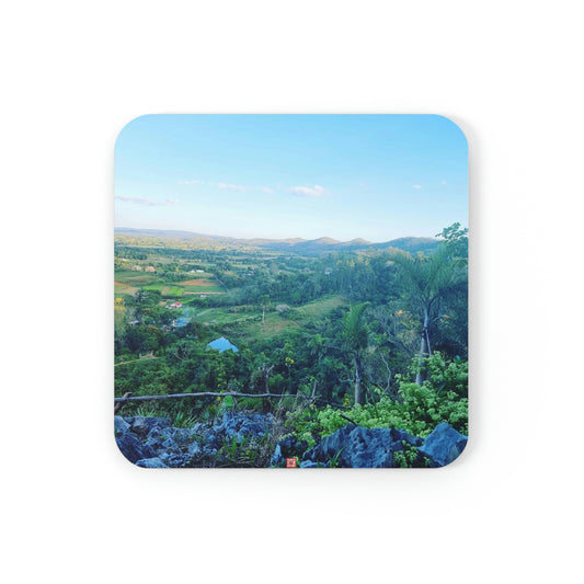 Viñales from above | Cuba | Cork Back Coaster