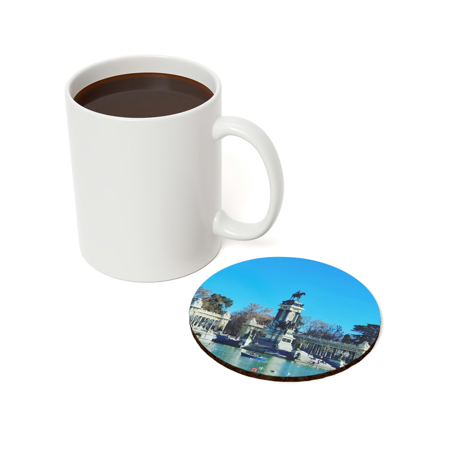 Alfonso XII | Spain | Cork Back Coaster