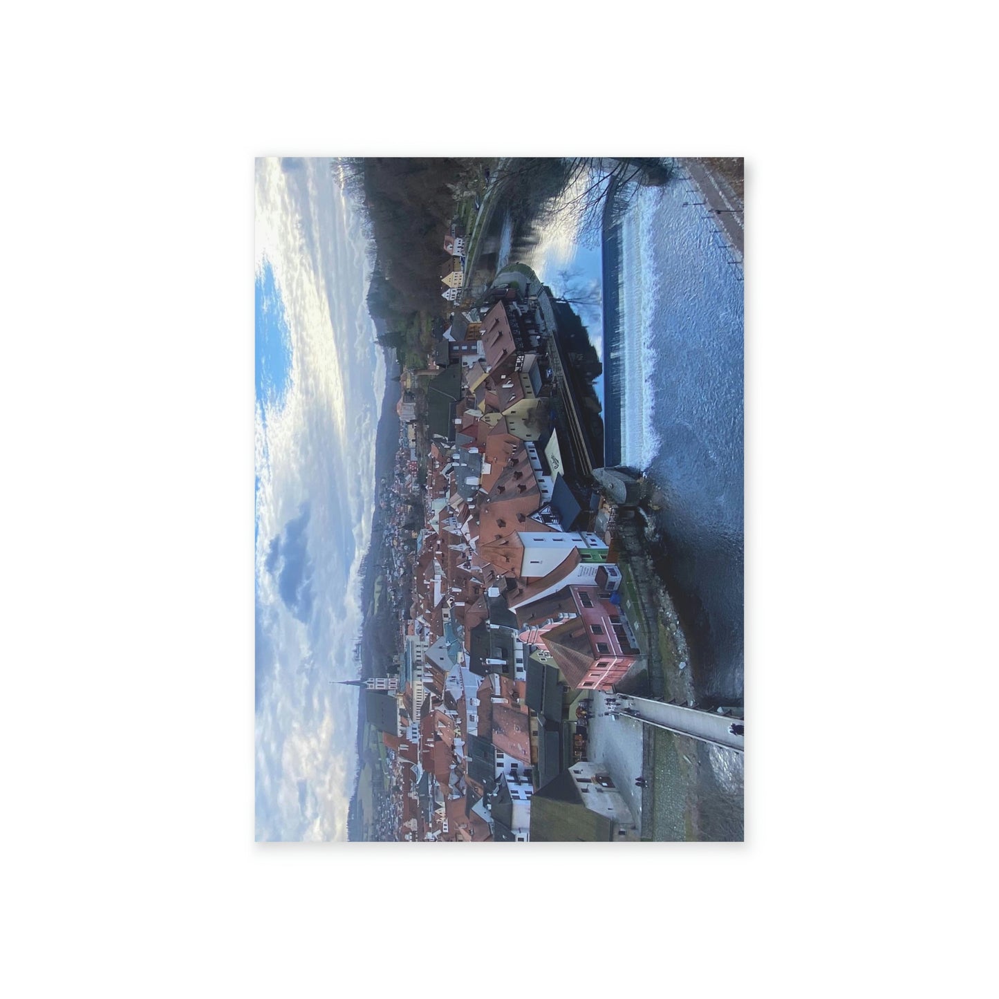 The River of Český Krumlov | Czech Republic | Holiday Cards