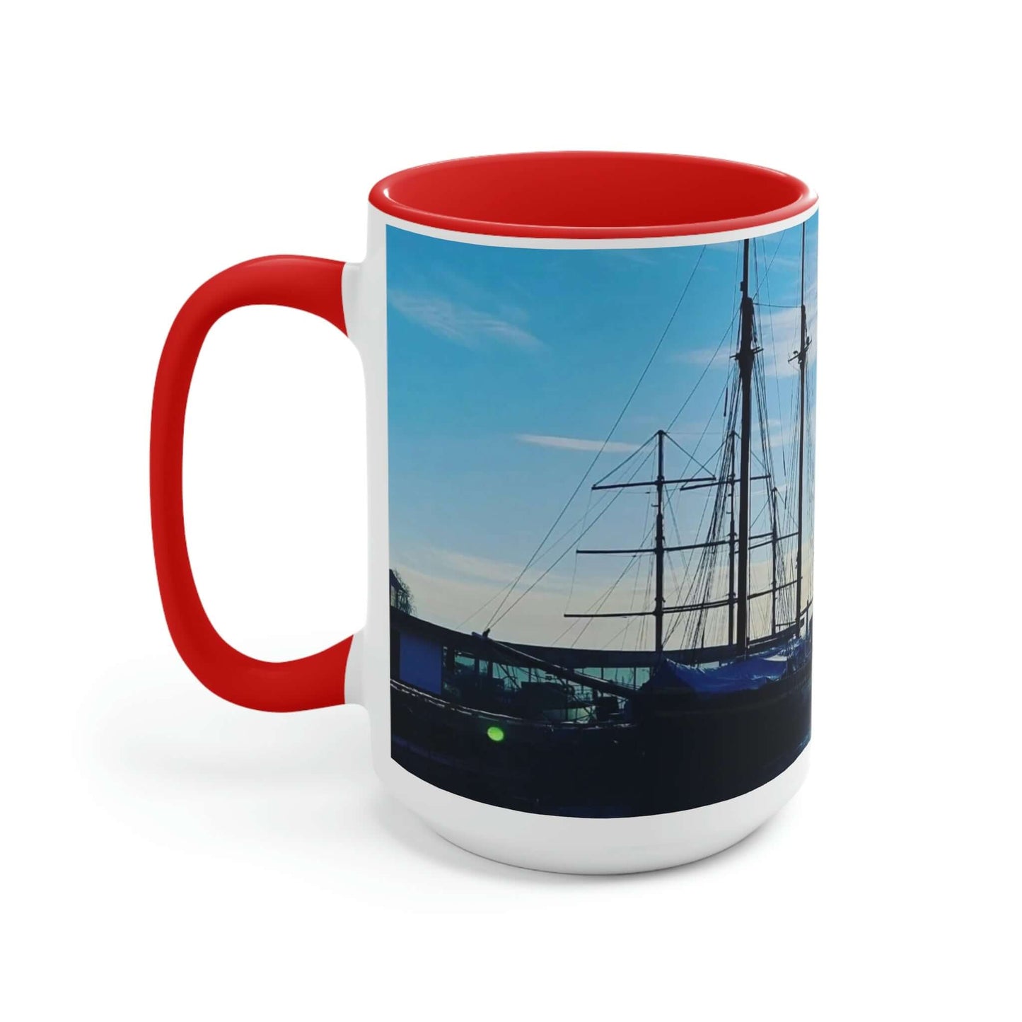 Honnørbrygga | Norway | Two-Tone Coffee Mugs, 15oz