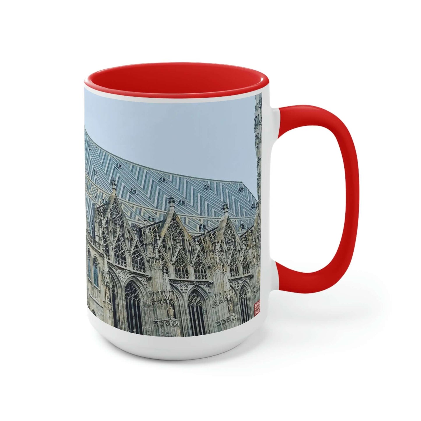 Cathédrale Saint-Étienne | Autriche | Tasses à café bicolores, 15 oz