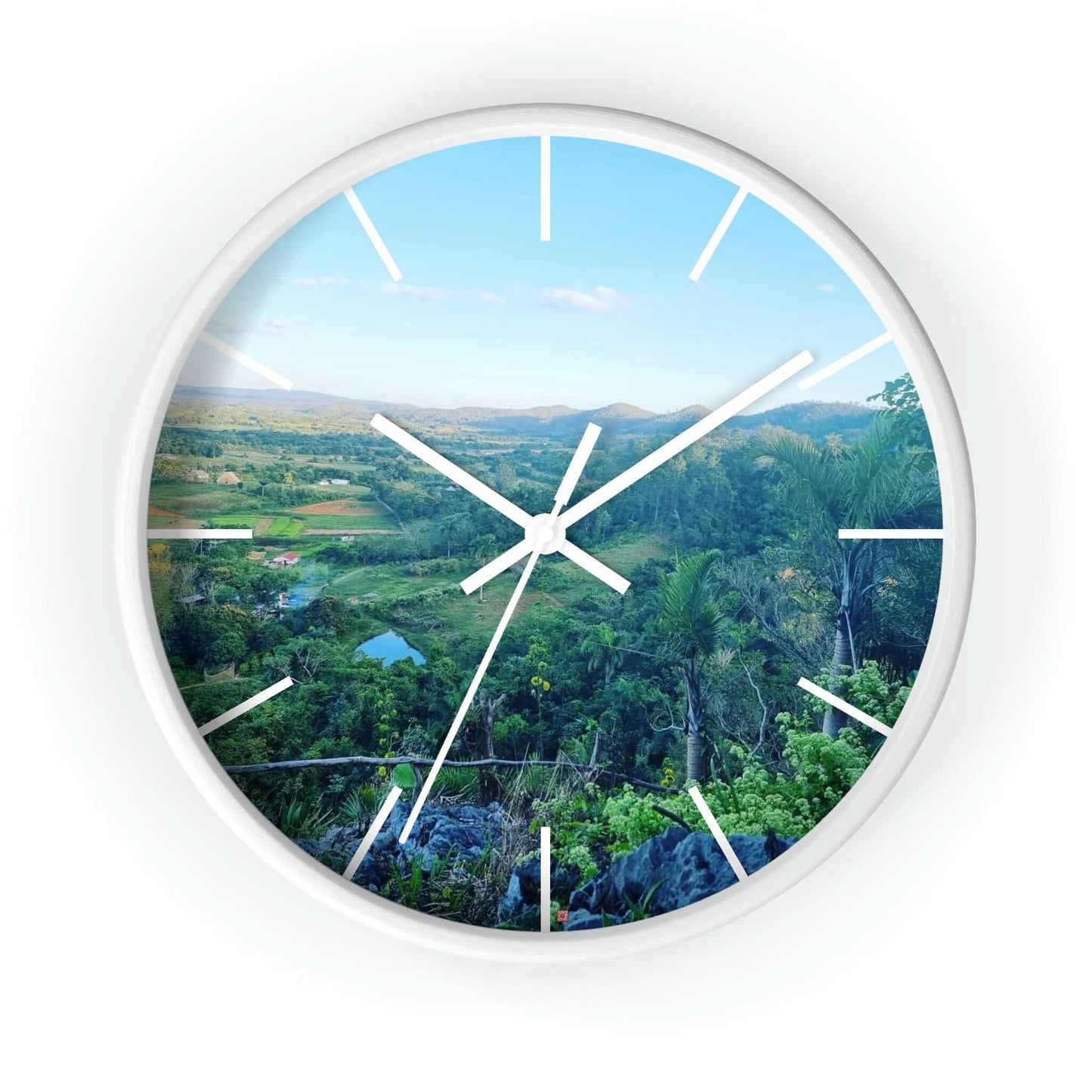 Viñales from above | Cuba | Wall clock