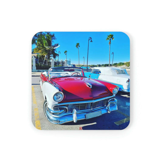 The Vehicle | Cuba | Cork Back Coaster