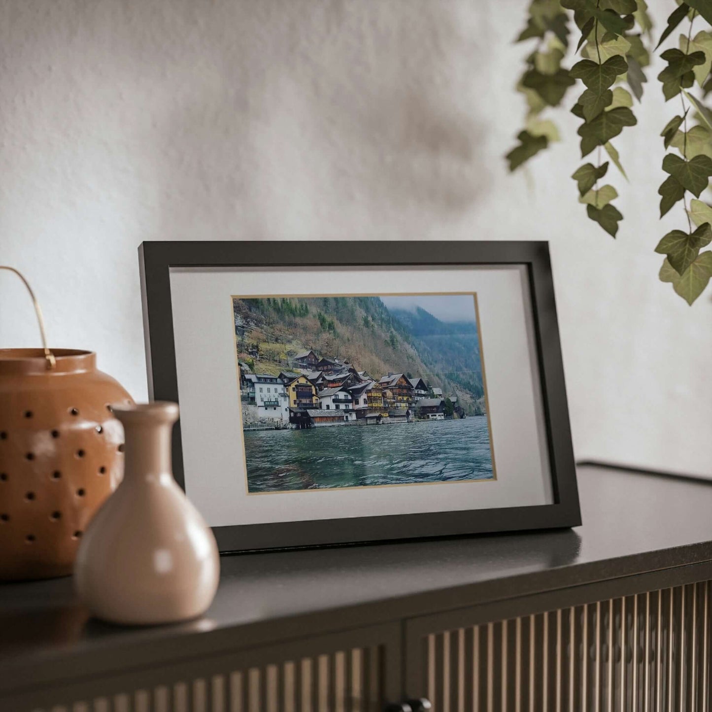 Hallstatt | Austria | Framed Posters, Black