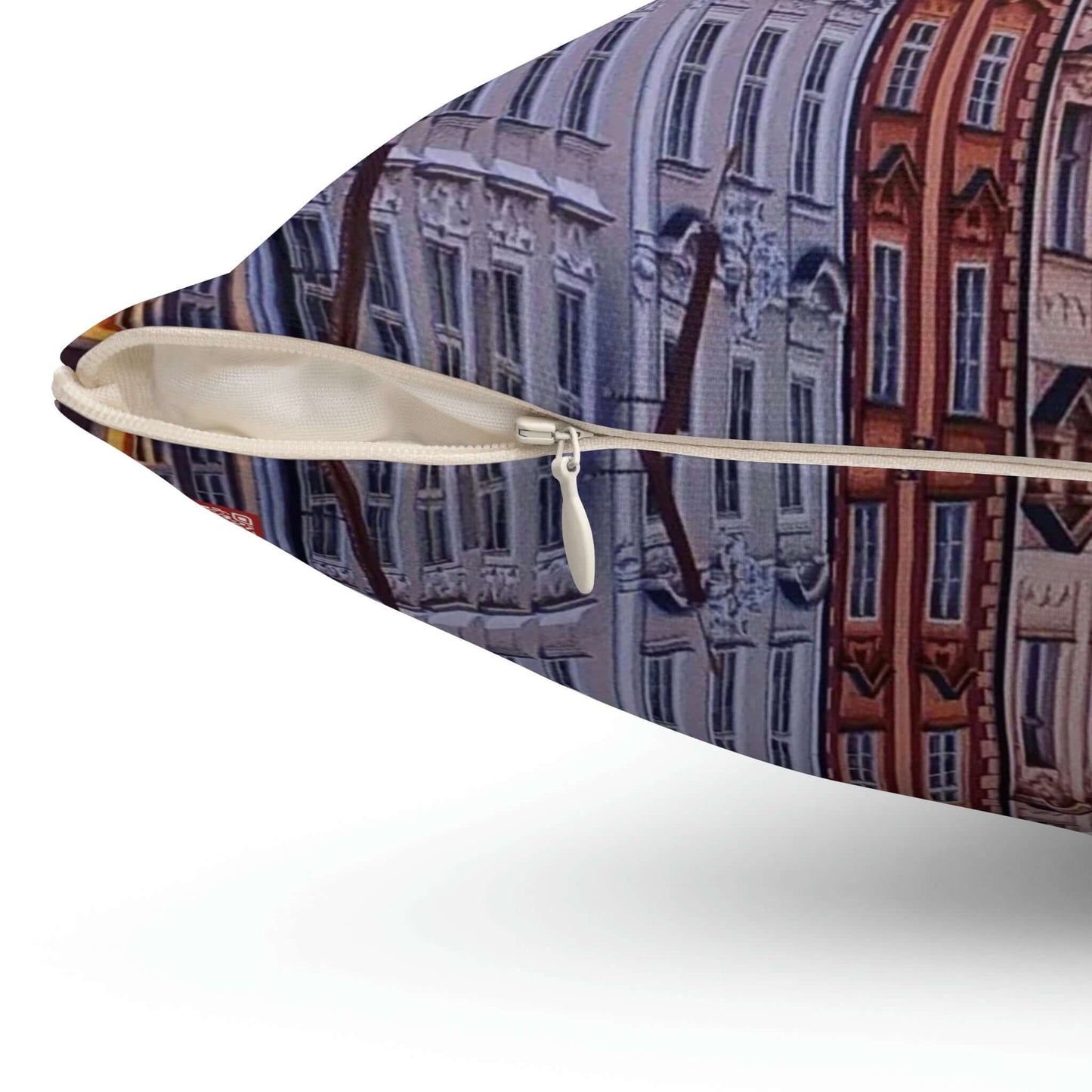 The City Center | Czech Republic | Spun Polyester Square Pillow