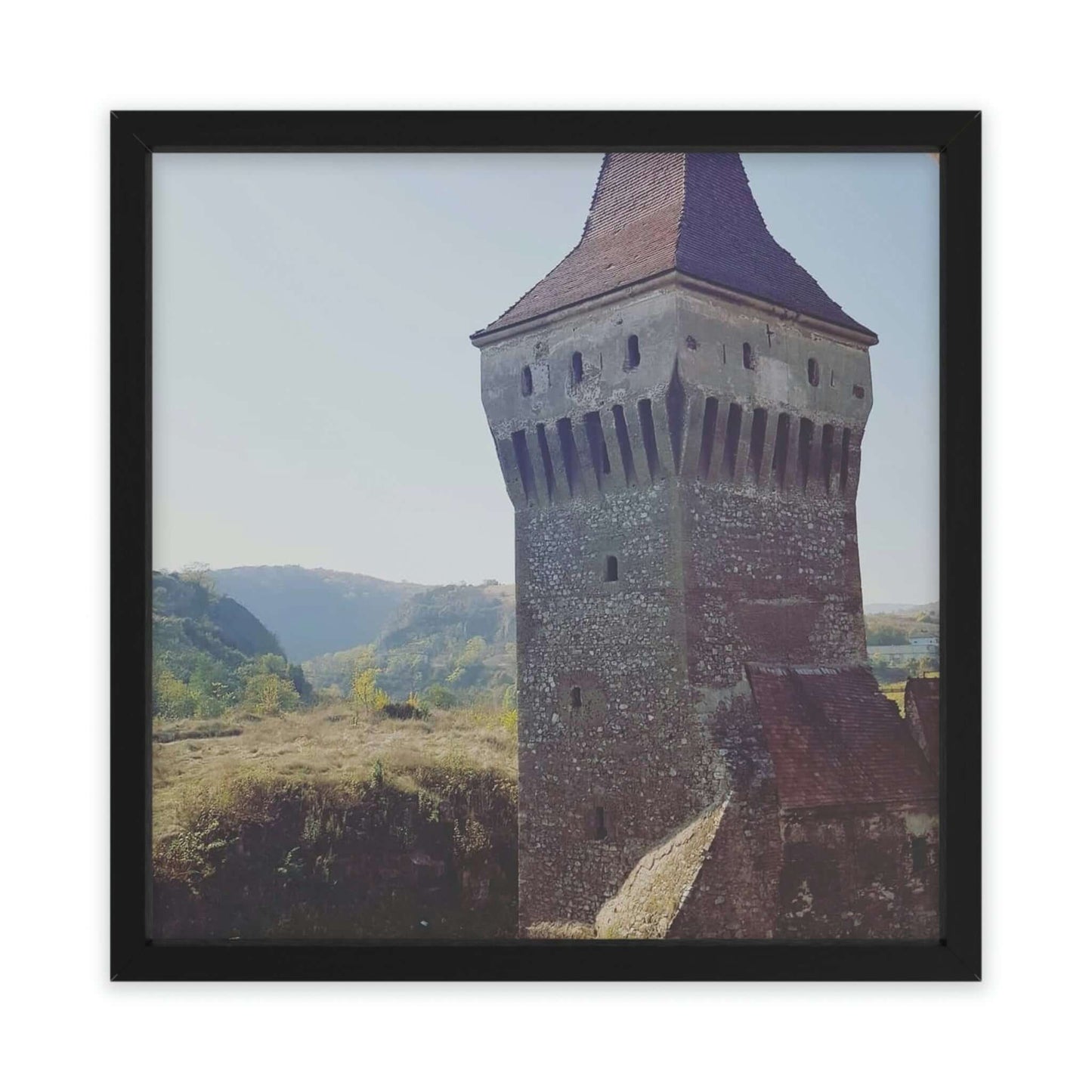 Castillo de Hunedoara Corvinilor | Rumania | Póster enmarcado - Todos los tamaños