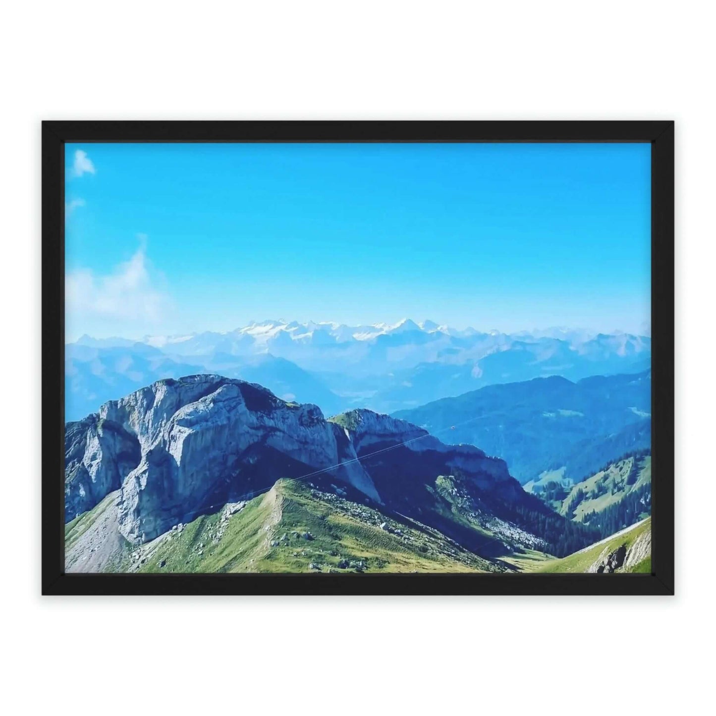 The Mt. Pilatus View | Switzerland | Framed Poster - All sizes