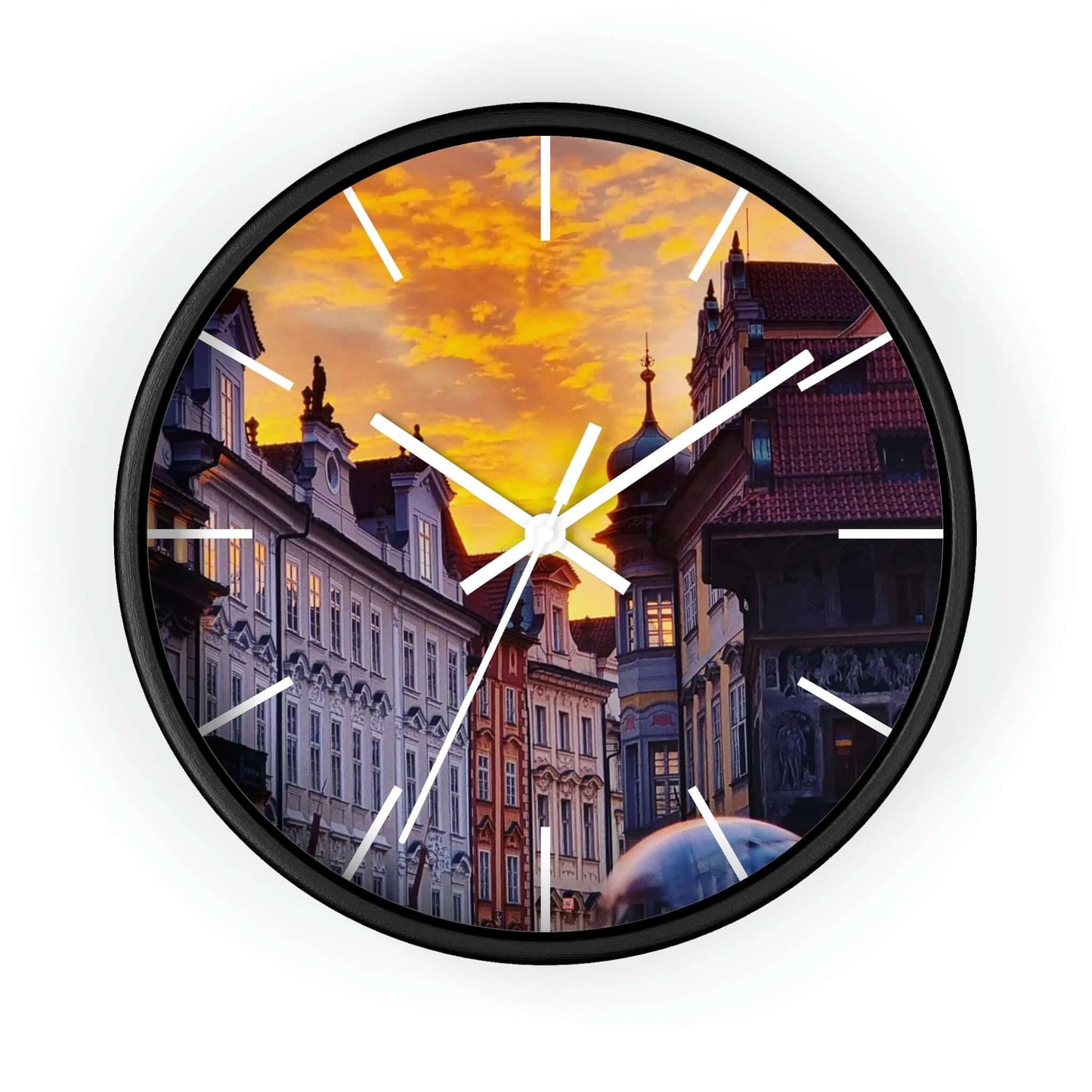 El Centro de la Ciudad | República Checa | reloj de pared