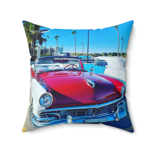 The Vehicle | Cuba | Spun Polyester Square Pillow