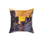 The City Center | Czech Republic | Spun Polyester Square Pillow