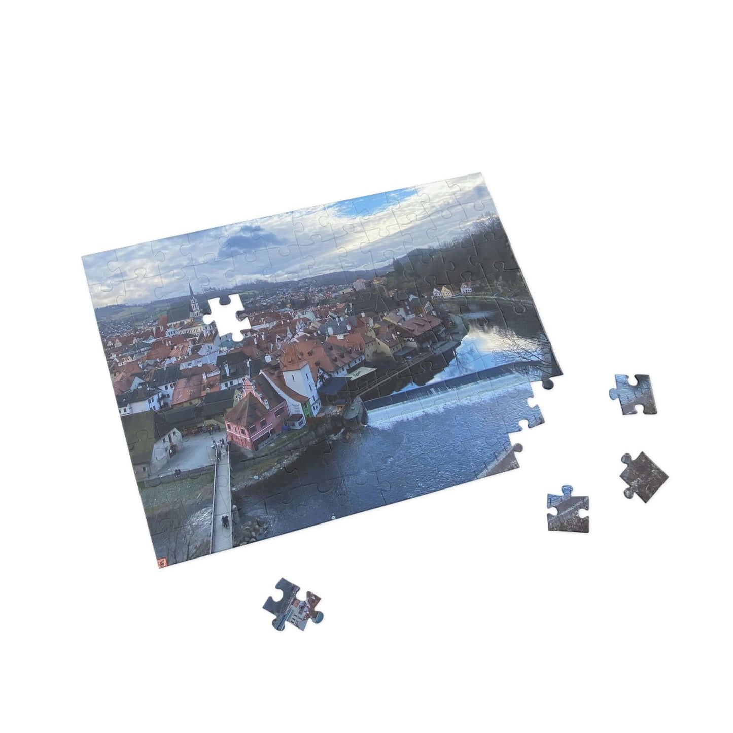 The River of Český Krumlov | Czech Republic | Puzzle (96, 252, 500, 1000-Piece)