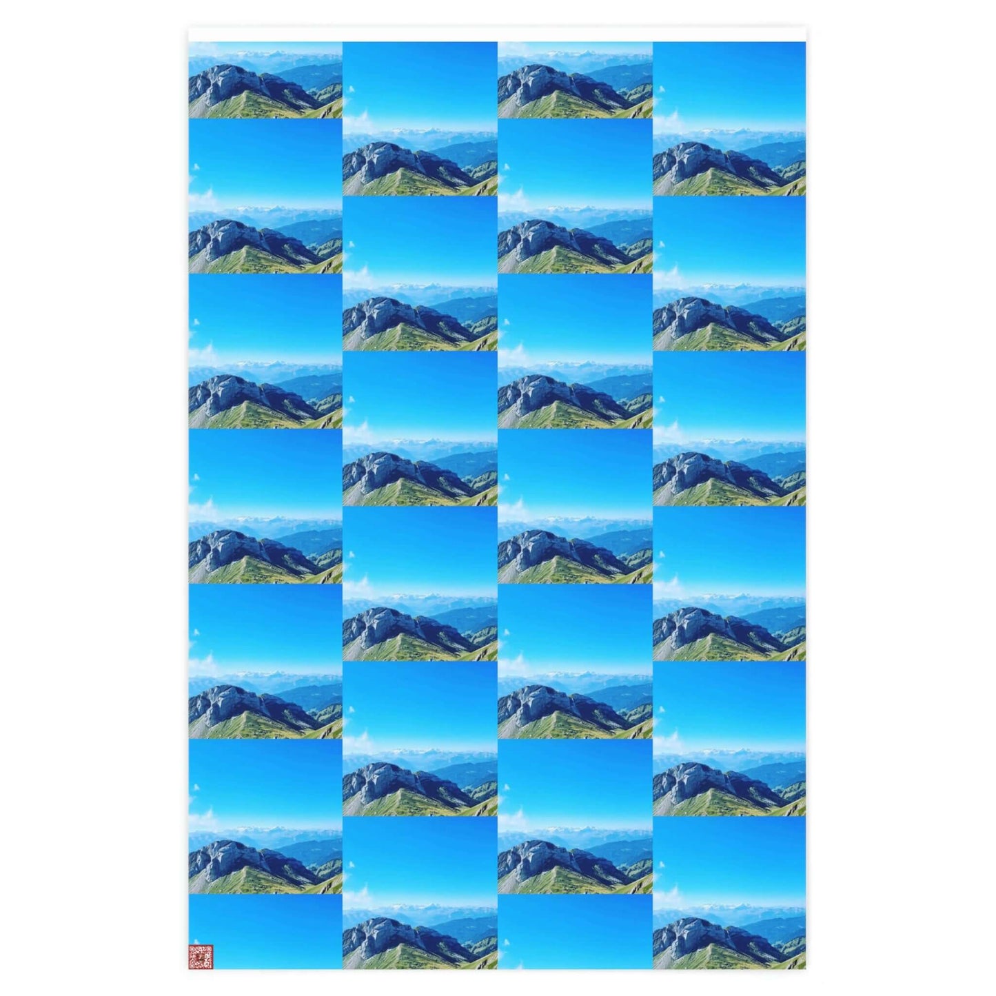 La vue du mont Pilatus | Suisse | Papier cadeau