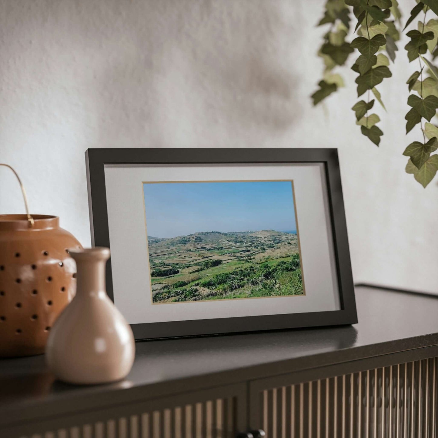 The breath taking scene | Gozo | Framed Posters, Black