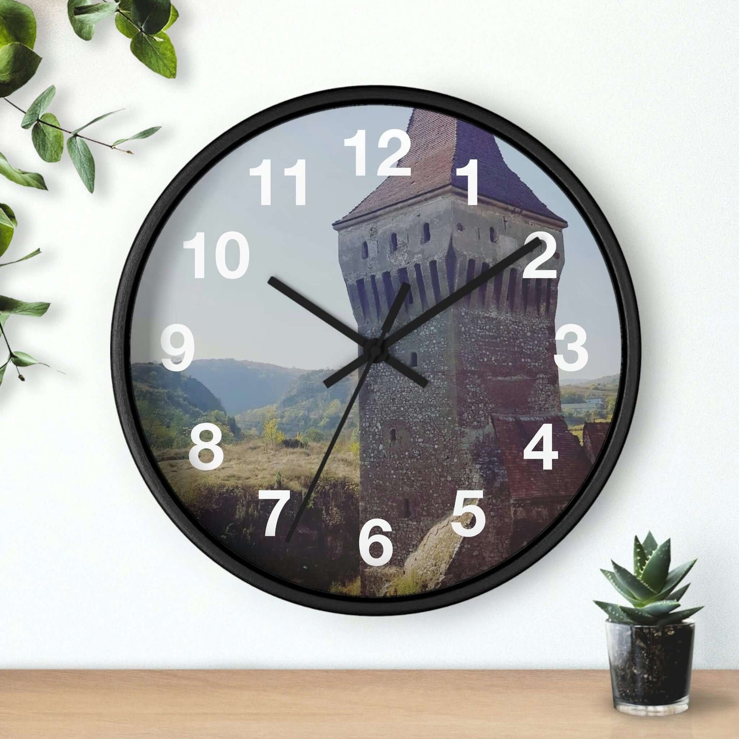 Castillo de Hunedoara Corvinilor | Rumania | reloj de pared