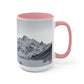 Morskie Oko | Polonia | Tazas de café de dos tonos, 15 oz