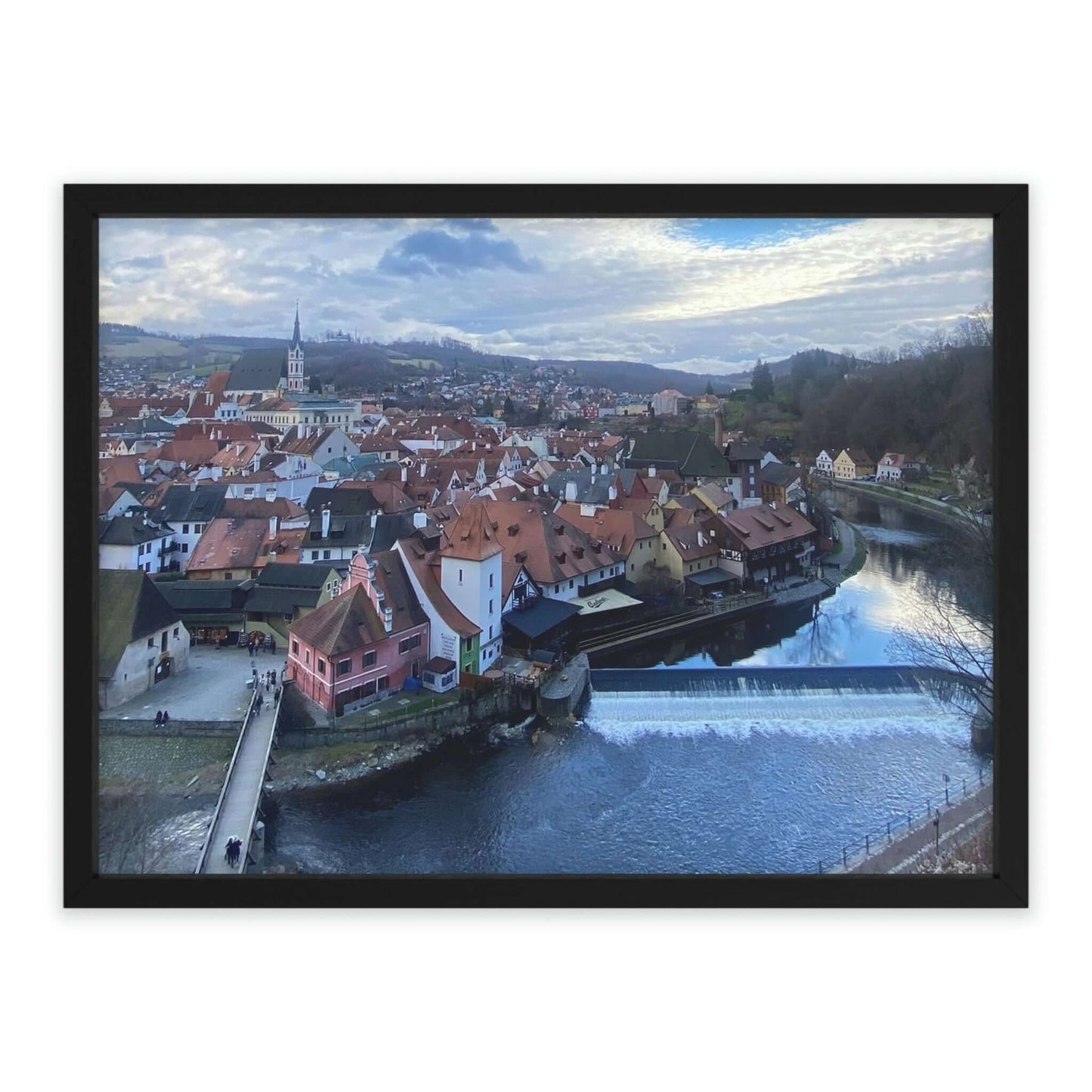 The River of Český Krumlov | Czech Republic | Framed Poster - All sizes