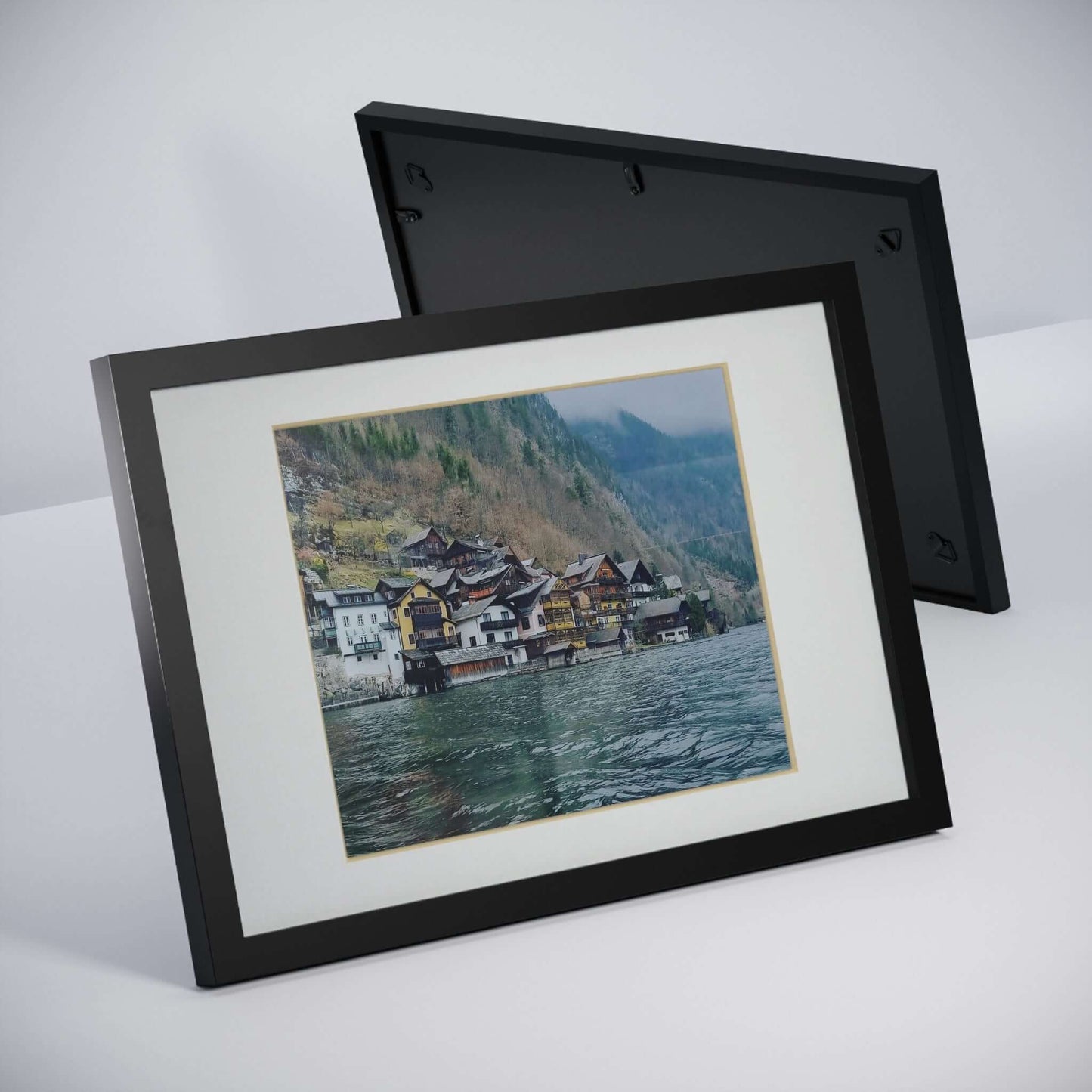 Hallstatt | Austria | Framed Posters, Black