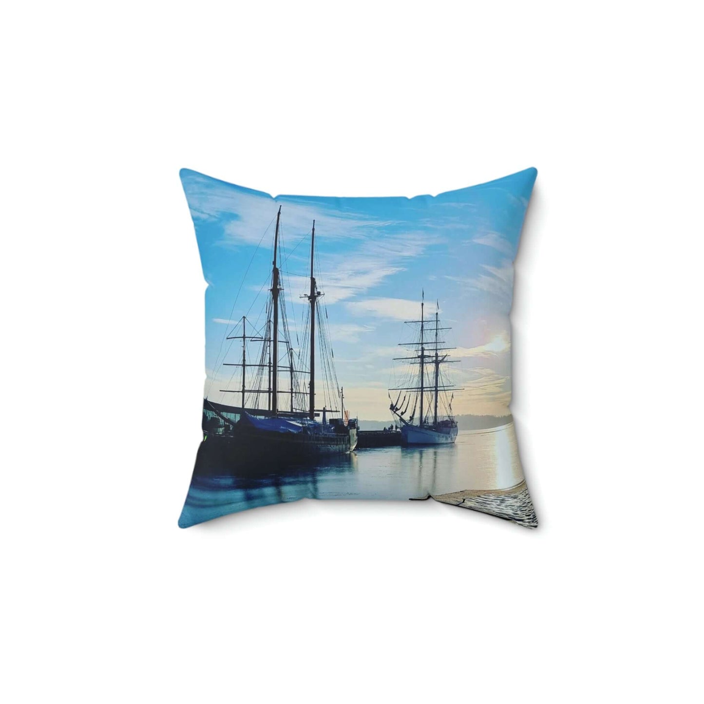 Honnørbrygga | Norway | Spun Polyester Square Pillow