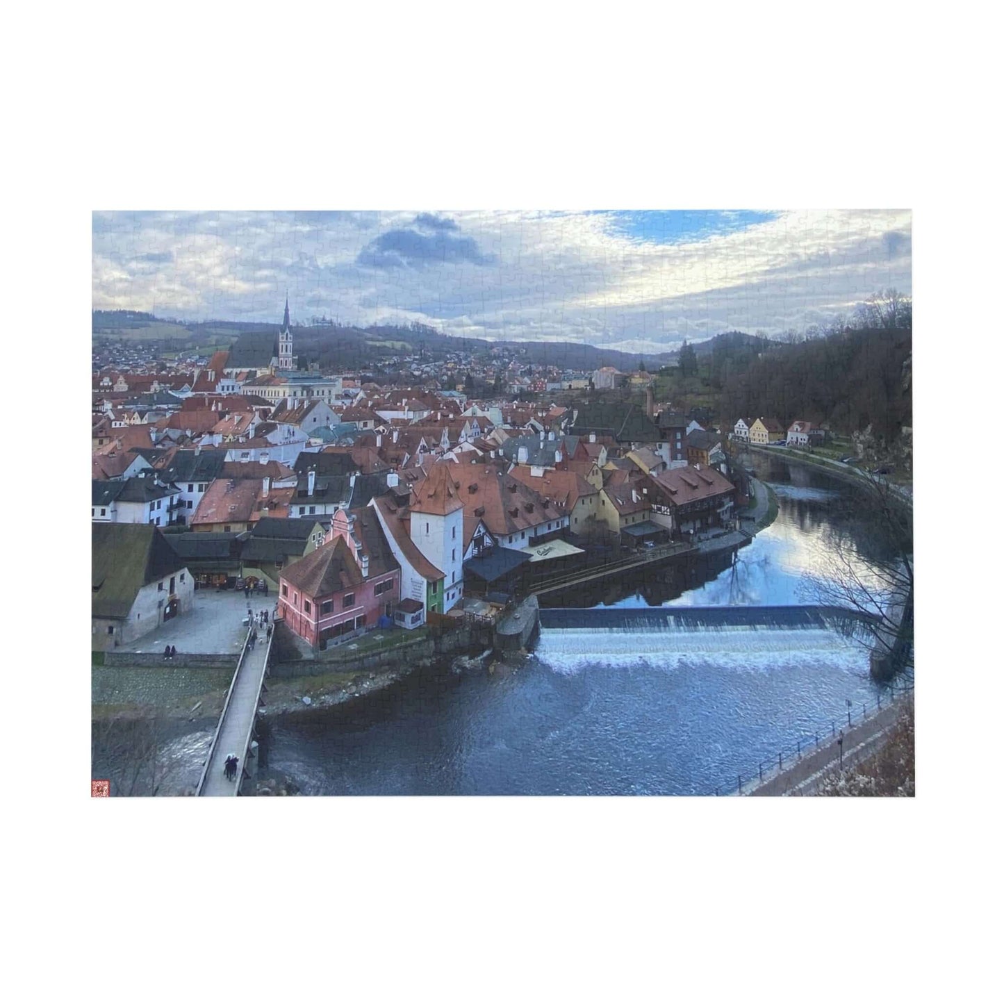 El río de Český Krumlov | República Checa | Rompecabezas (96, 252, 500, 1000 piezas)
