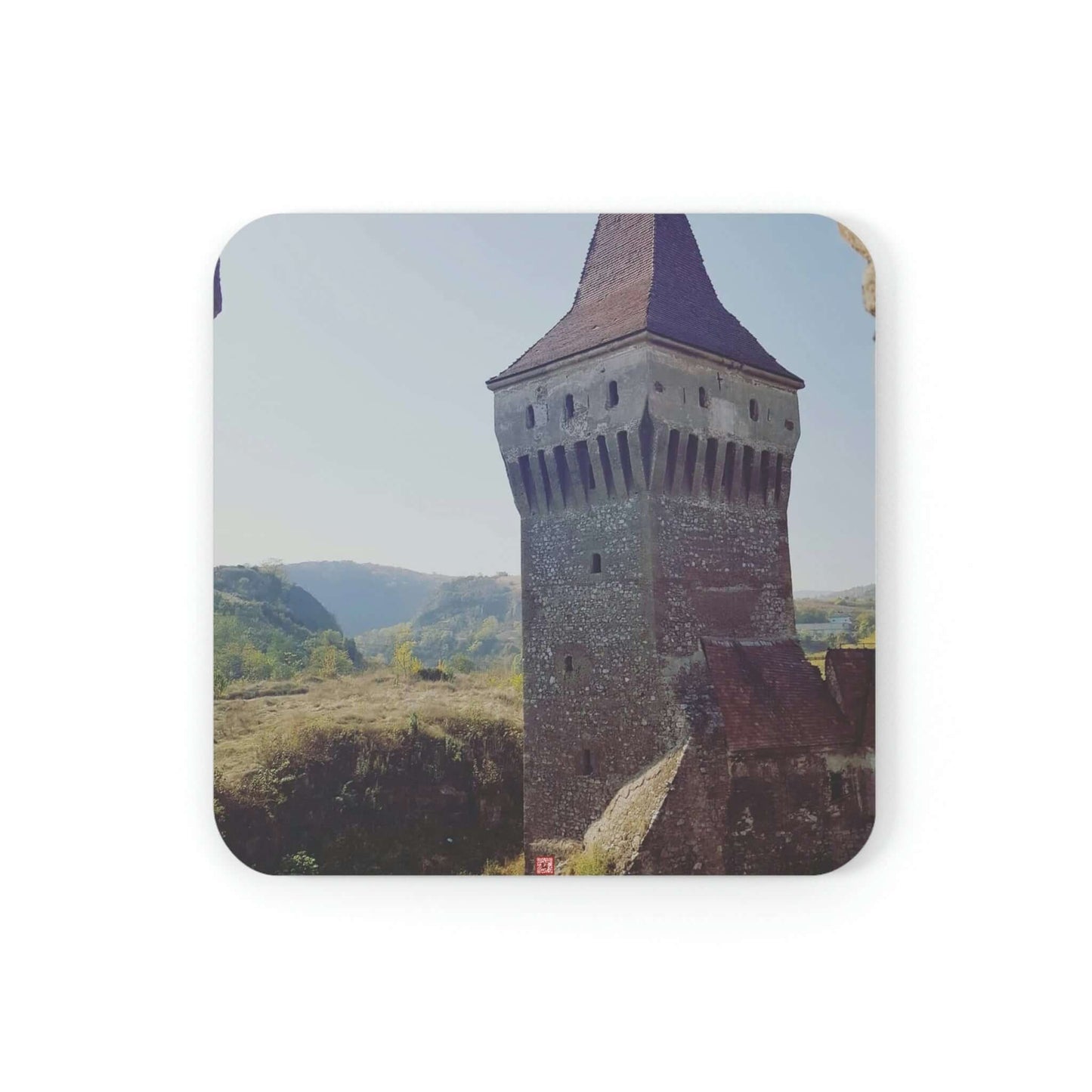 Hunedoara Castle Corvinilor | Romania | Cork Back Coaster