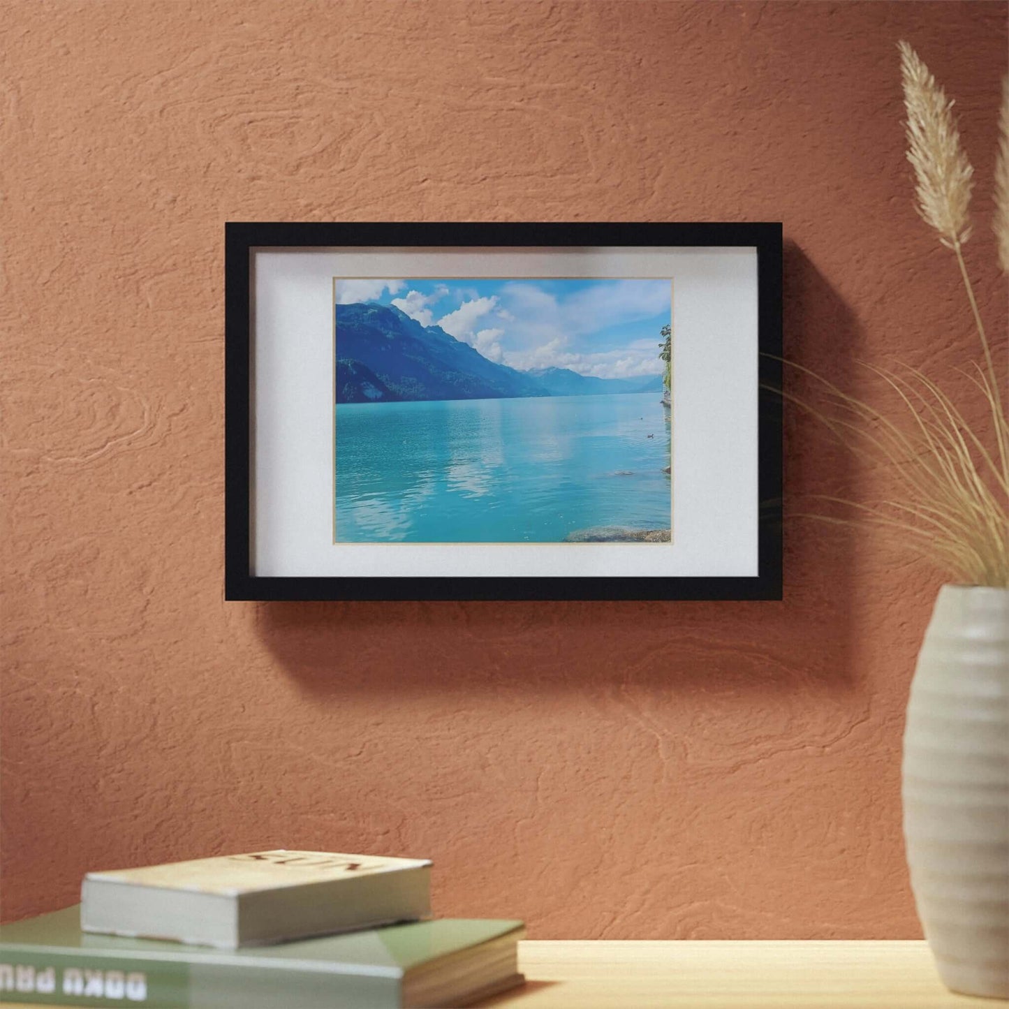 Lake Brienz | Switzerland | Framed Posters, Black