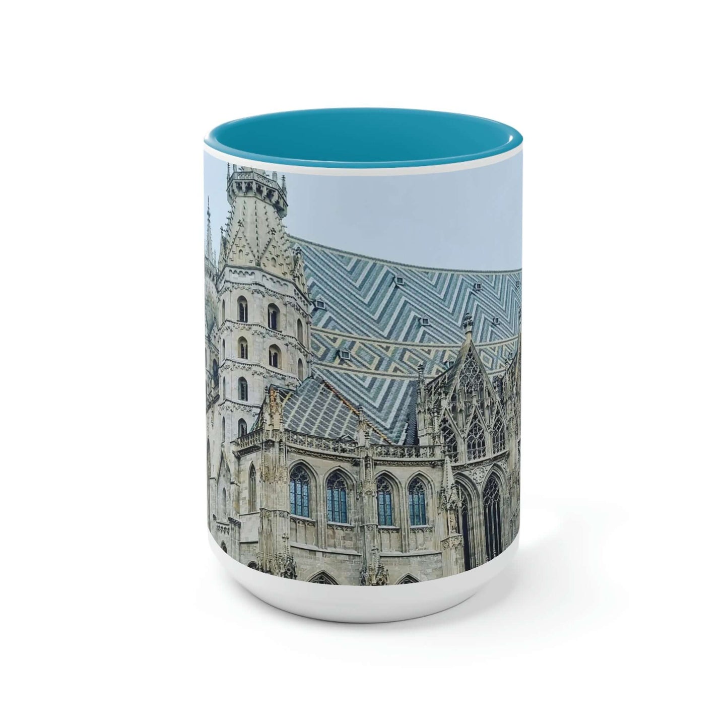 Cathédrale Saint-Étienne | Autriche | Tasses à café bicolores, 15 oz