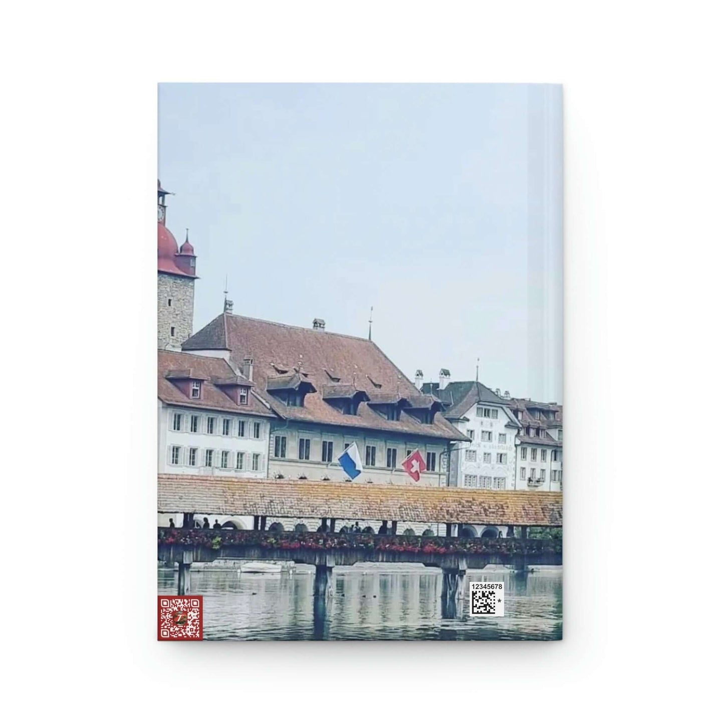 Chapel Bridge | Switzerland | Hardcover Journal Matte