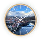 La rivière de Český Krumlov | République tchèque | horloge murale