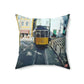 Remodelado Tram | Portugal | Spun Polyester Square Pillow