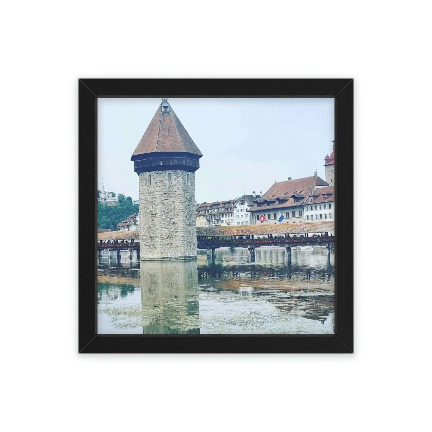 Chapel Bridge | Switzerland | Framed Poster - All sizes