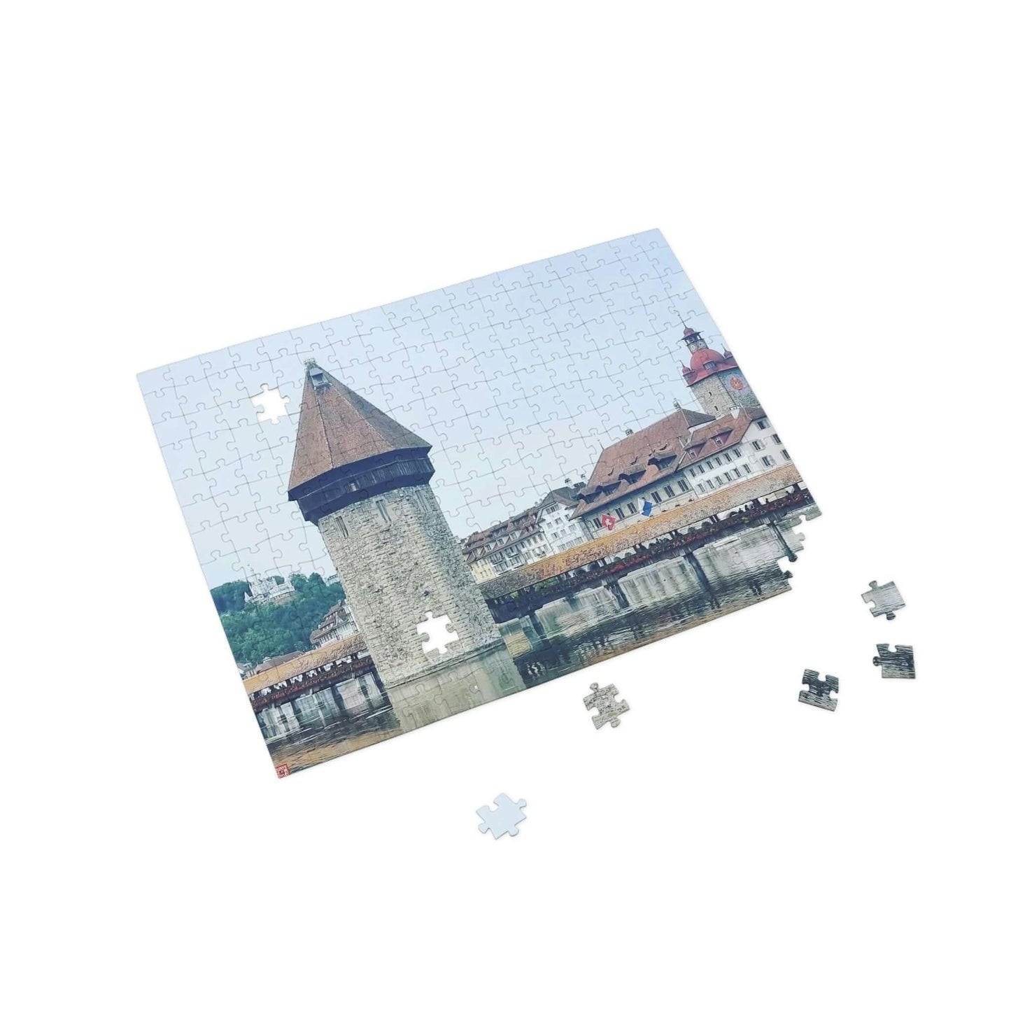 Chapel Bridge | Switzerland | Puzzle (96, 252, 500, 1000-Piece)