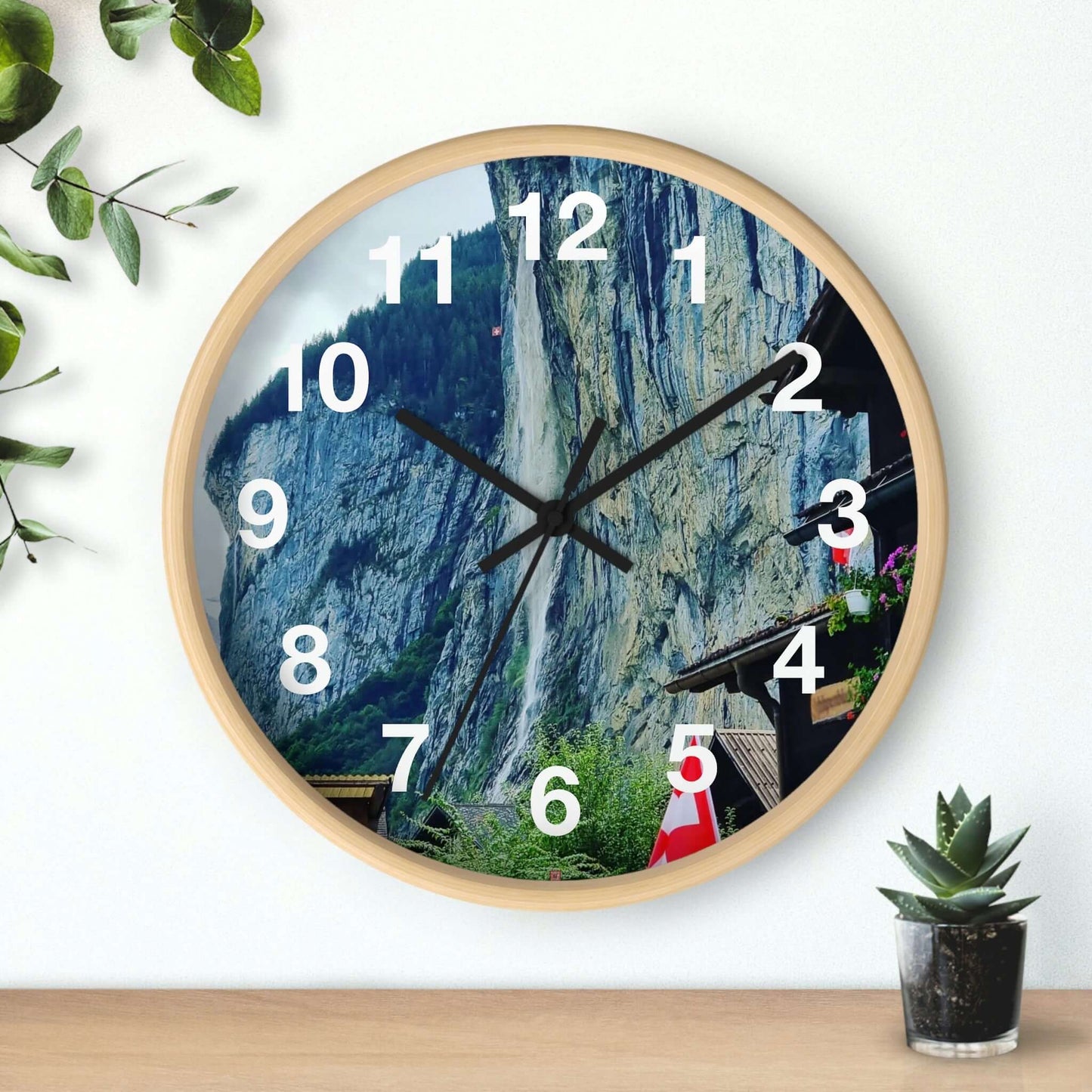 Lauterbrunnen | Suiza | reloj de pared