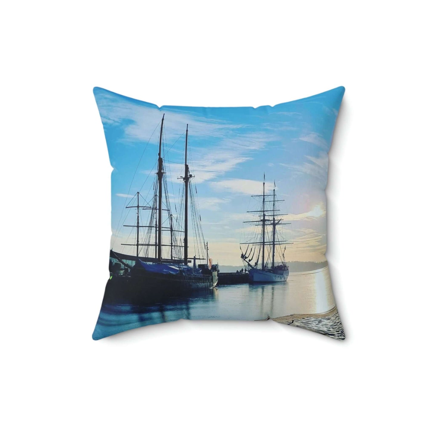 Honnørbrygga | Norway | Spun Polyester Square Pillow