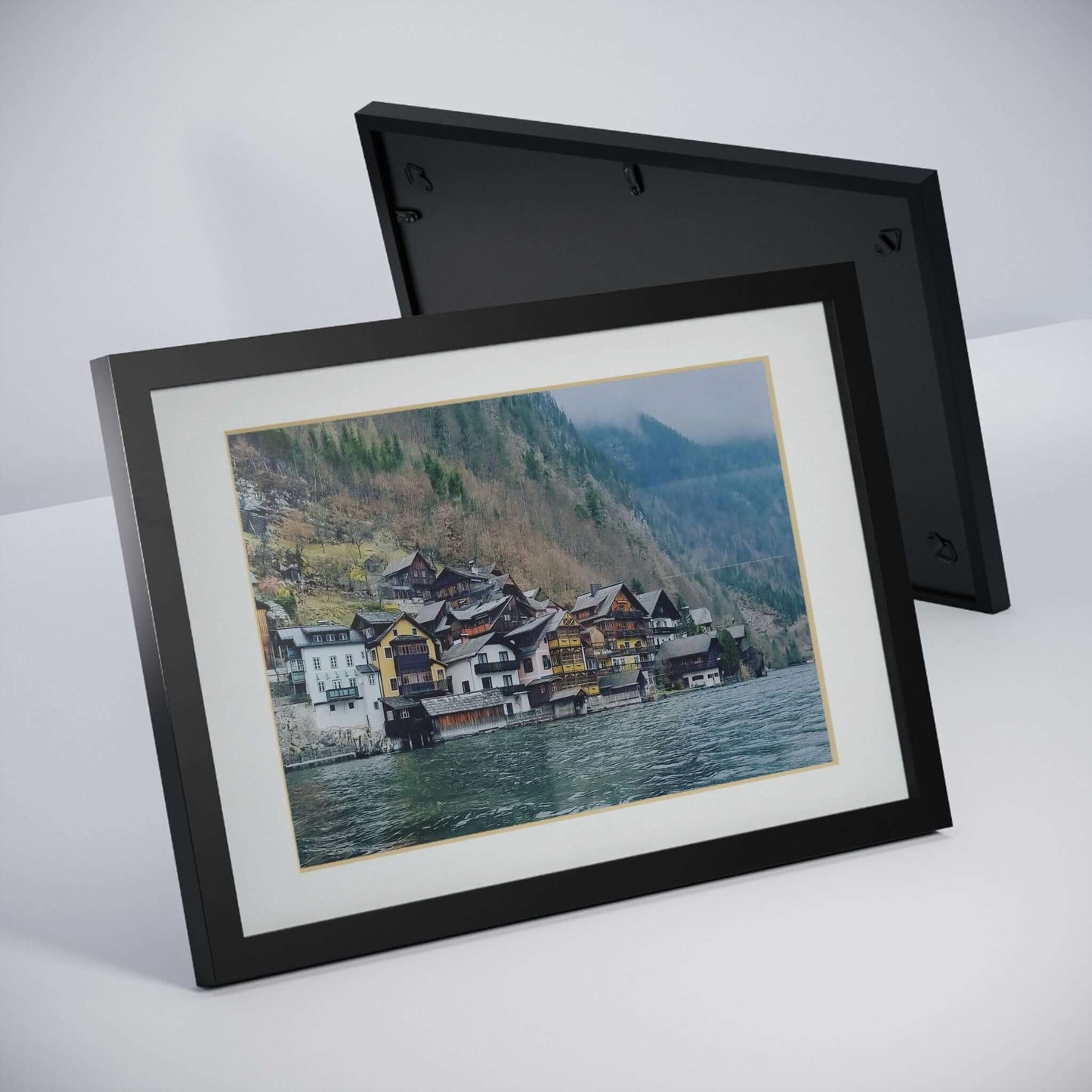 Hallstatt | Austria | Framed Posters, Black