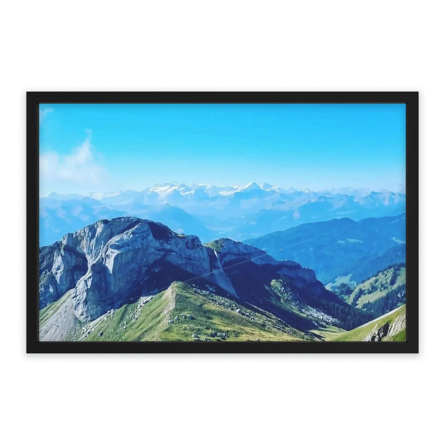 The Mt. Pilatus View | Switzerland | Framed Poster - All sizes