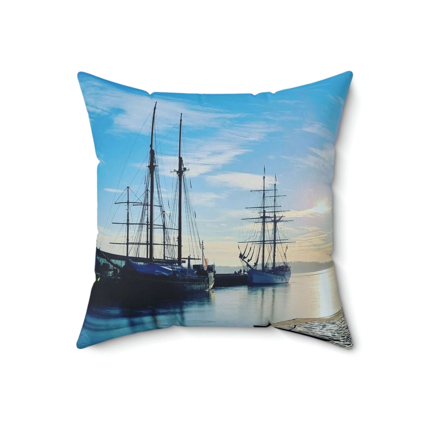 Honnørbrygga | Norway | Spun Polyester Square Pillow