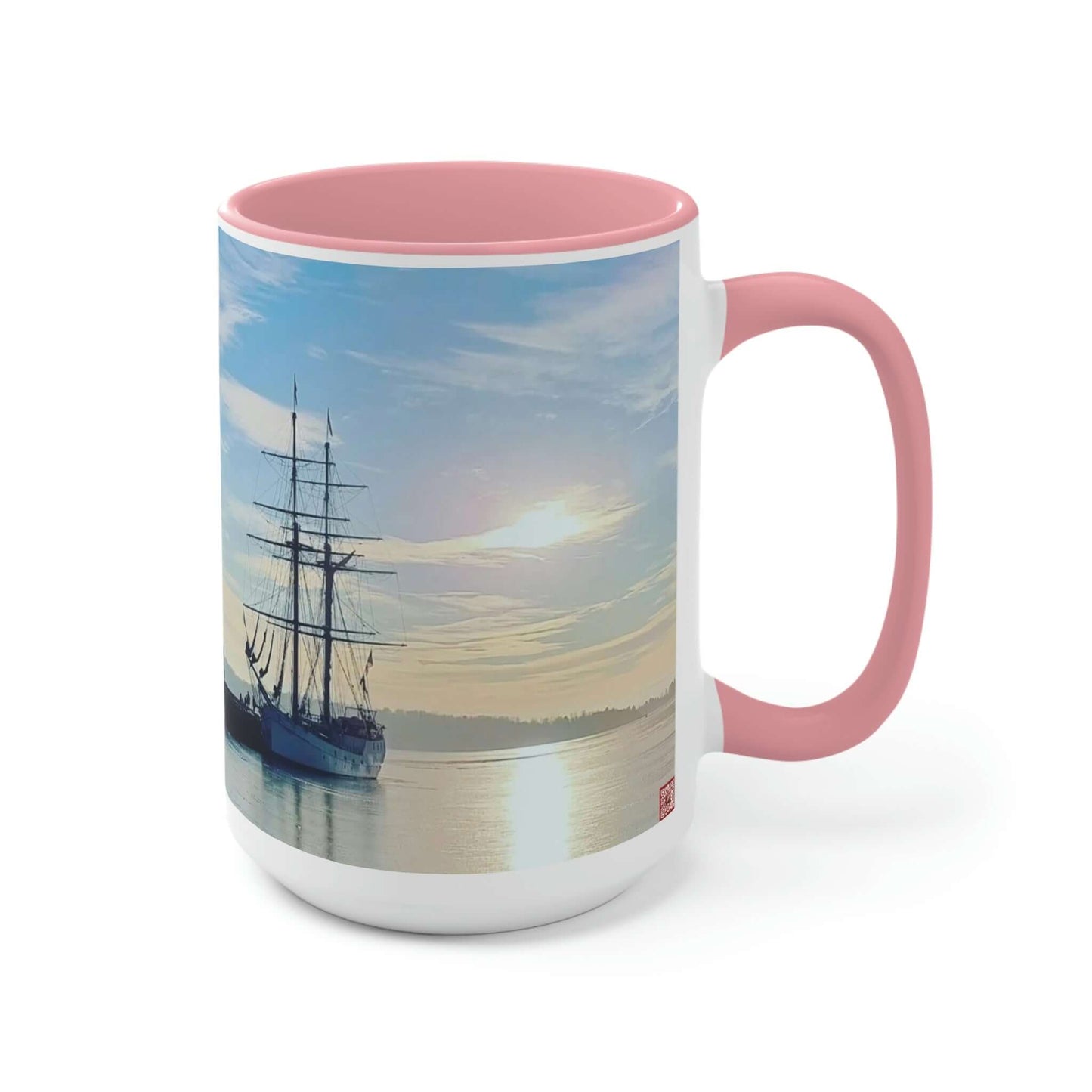 Honnørbrygga | Norway | Two-Tone Coffee Mugs, 15oz