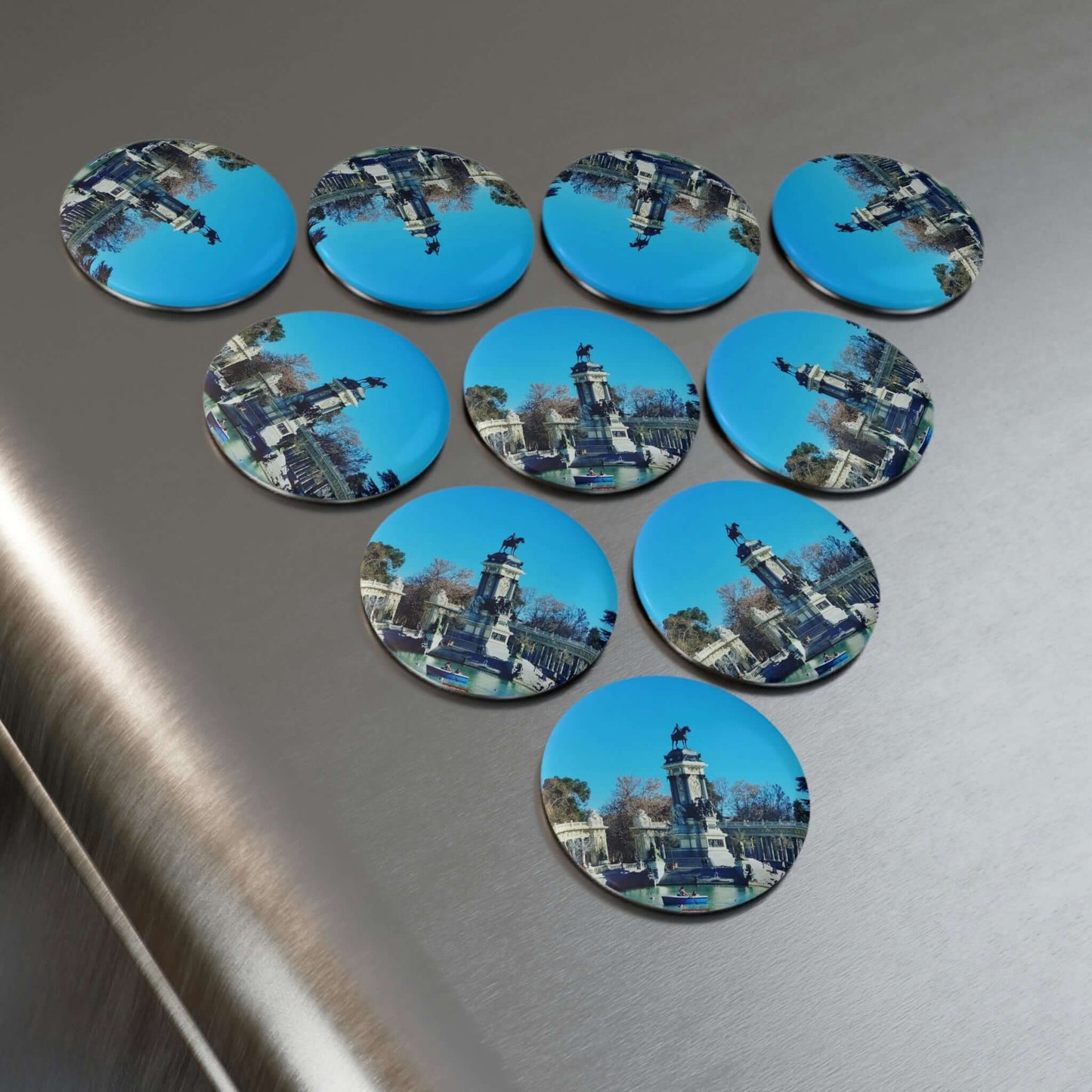 Alfonso XII | Spain | Button Magnet, Round (1 & 10 pcs)
