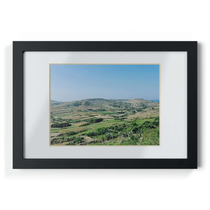 The breath taking scene | Gozo | Framed Posters, Black